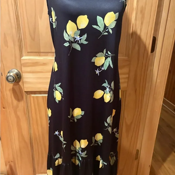 Tash + Sophie Lemon Print Midi Dress size S NWT - Picture 3 of 13